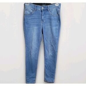 Curve Appeal Skinny Jeans Size 6/28 x 27.5 Mid Rise Medium Wash Slim Fit